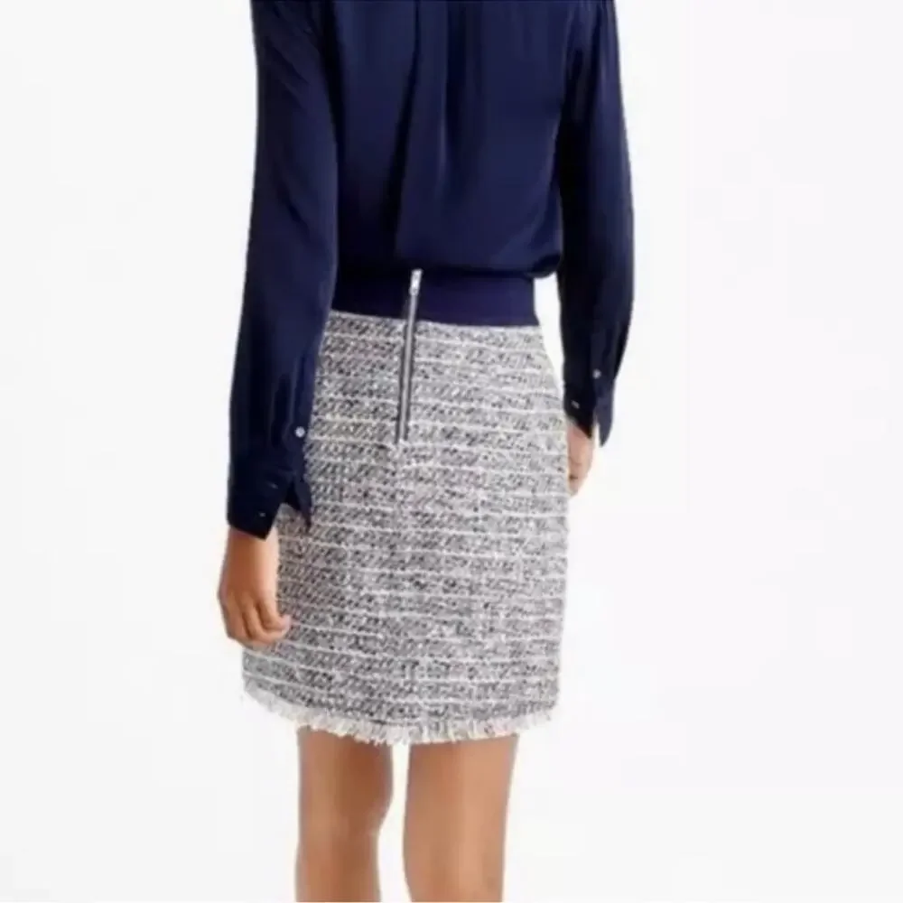 J. Crew Multicolor Tweed Mini Skirt sz 10